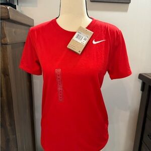 Nike Women's Bright Red Short Sleeve Tee